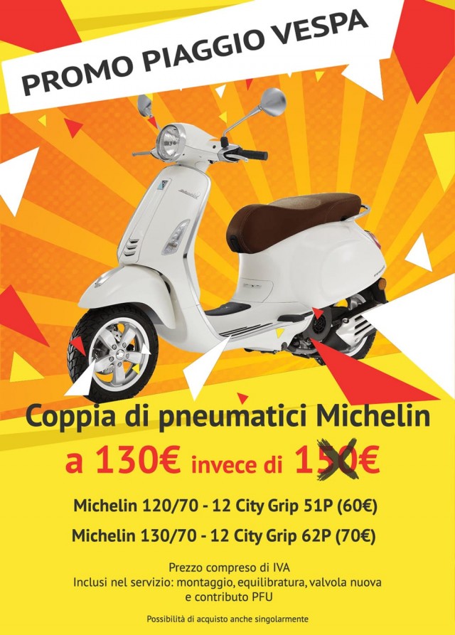 Offerta pneumatici per Vespa Piaggio